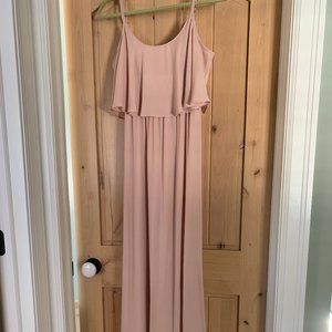 Simple Blush Pink MuMu Bridesmaid/Formal Dress